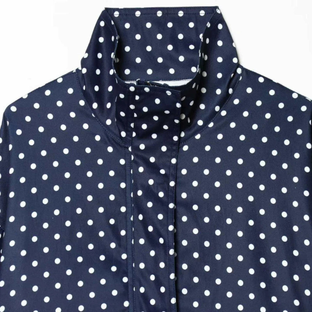 ZARA Simple Versatile Fall Polka Dot Stand Collar Short Jacket